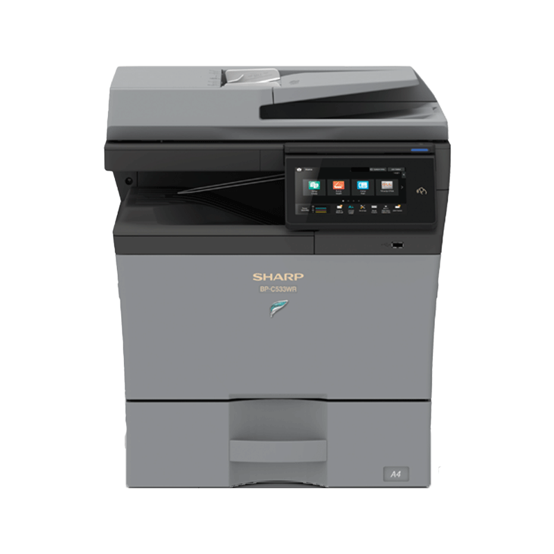 Sharp BP-C533WR A4 Farblaserdrucker inkl. FAX & Toner